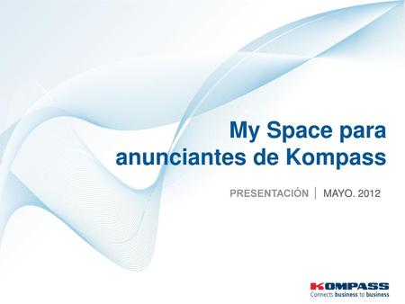 My Space para anunciantes de Kompass