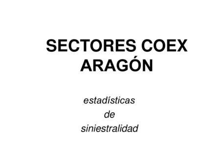 estadísticas de siniestralidad