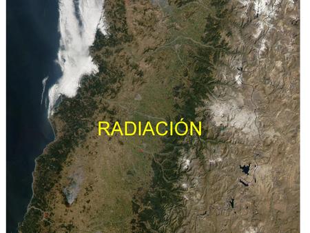 RADIACIÓN.