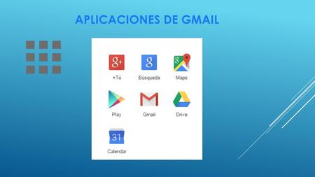 Aplicaciones de gmail.