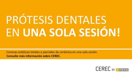 PRÓTESIS DENTALES EN UNA SOLA SESIÓN!