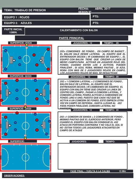 CALENTAMIENTO CON BALON FASE FINAL – VUELTA A LA CALMA 15 Min