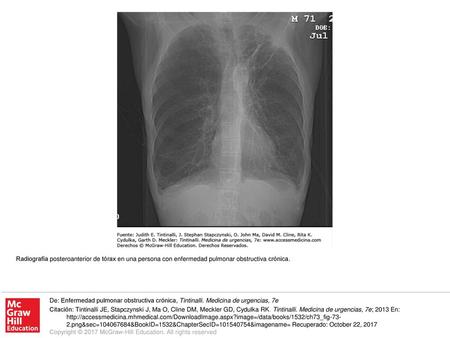 De: Enfermedad pulmonar obstructiva crónica, Tintinalli