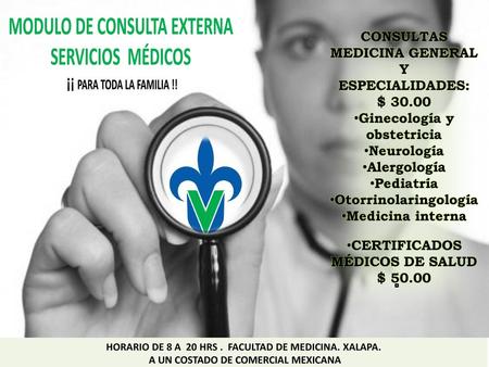 MODULO DE CONSULTA EXTERNA SERVICIOS MÉDICOS
