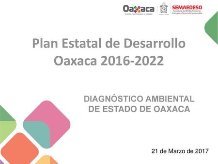Plan Estatal de Desarrollo DIAGNÓSTICO AMBIENTAL