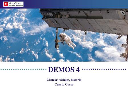 Ciencias sociales, historia Cuarto Curso