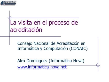 La visita en el proceso de acreditación