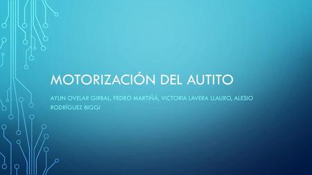 Motorización del Autito