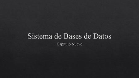 Sistema de Bases de Datos