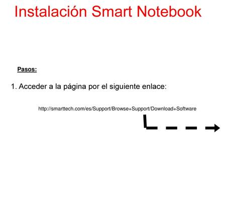 Instalación Smart Notebook
