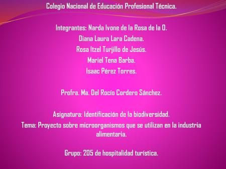 Colegio Nacional de Educación Profesional Técnica.