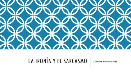 ¿Sabrías diferenciarlos?