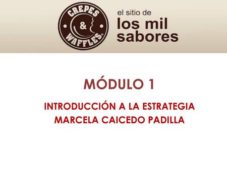 INTRODUCCIÓN A LA ESTRATEGIA MARCELA CAICEDO PADILLA