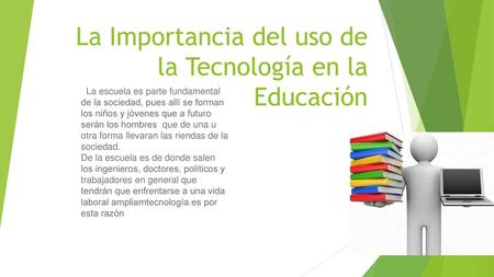 La Importancia del uso de la Tecnología en la Educación