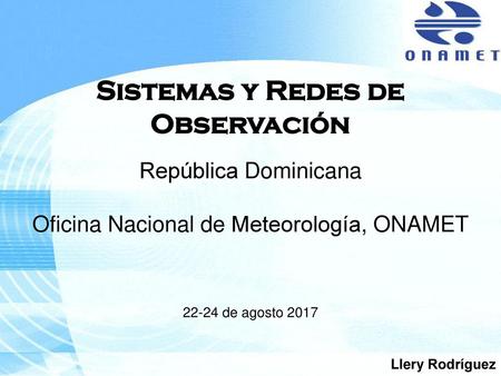 Sistemas y Redes de Observación