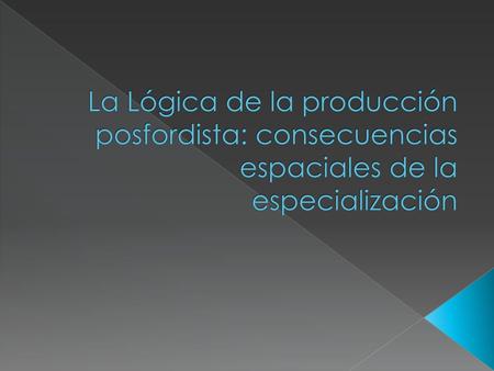 CADENAS GLOBALES DE VALOR