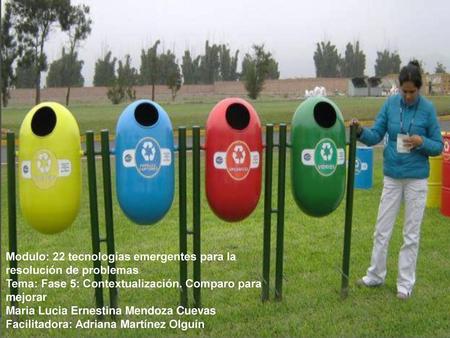 Modulo: 22 tecnologías emergentes para la resolución de problemas