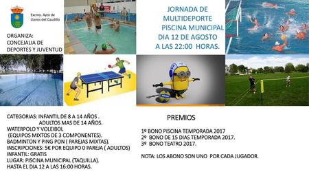 JORNADA DE MULTIDEPORTE