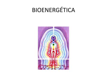 BIOENERGÉTICA.