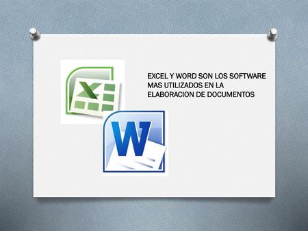 Microsoft Word es un software destinado al procesamiento de textos.
