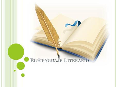 El Lenguaje Literario.