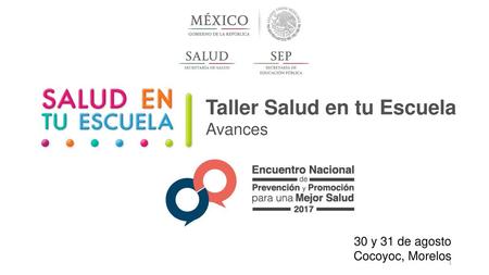 Taller Salud en tu Escuela