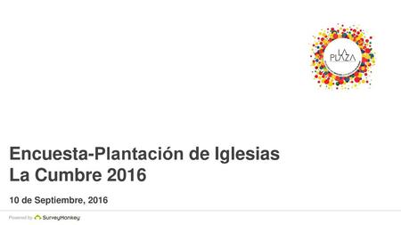 Encuesta-Plantación de Iglesias La Cumbre 2016