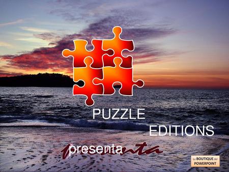 PUZZLE 			 	 EDITIONS presenta.