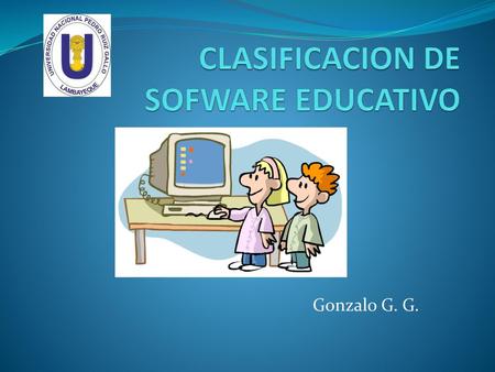 CLASIFICACION DE SOFWARE EDUCATIVO