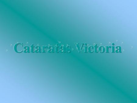 Cataratas Victoria.
