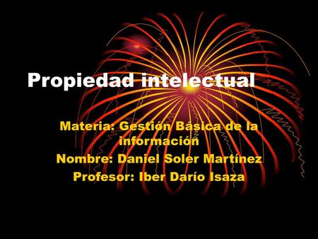 Propiedad intelectual