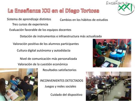 La Enseñanza XXI en el Diego Tortosa