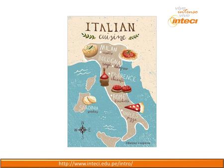 La cocina italiana La comida de Italia es variada. Refleja la variedad cultural de sus regiones así como la diversidad de su historia. Es muy común que.