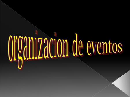 organizacion de eventos