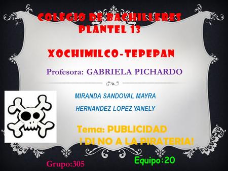 COLEGIO DE BACHILLERES PLANTEL 13 XOCHIMILCO-TEPEPAN