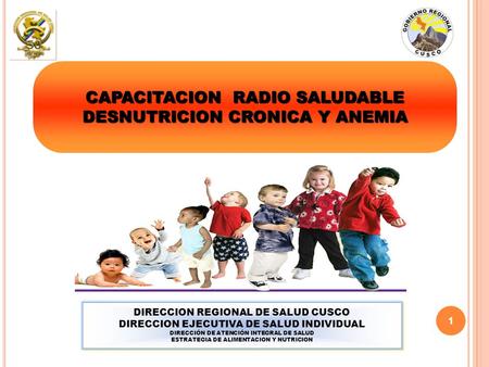 CAPACITACION RADIO SALUDABLE DESNUTRICION CRONICA Y ANEMIA