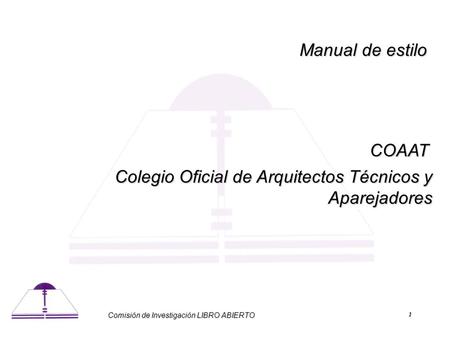 Colegio Oficial de Arquitectos Técnicos y Aparejadores