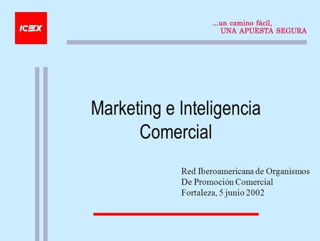 Marketing e Inteligencia Comercial