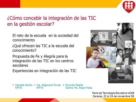 ¿Cómo concebir la integración de las TIC en la gestión escolar?