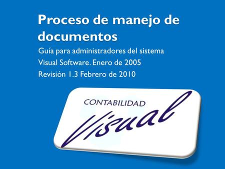 Proceso de manejo de documentos