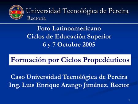 Universidad Tecnológica de Pereira