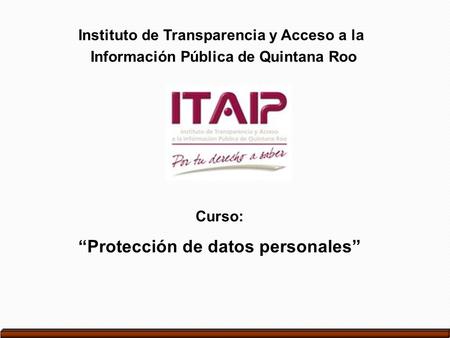 “Protección de datos personales”
