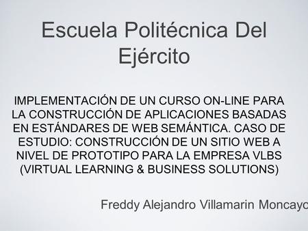 Escuela Politécnica Del Ejército