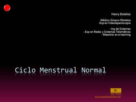 Ciclo Menstrual Normal