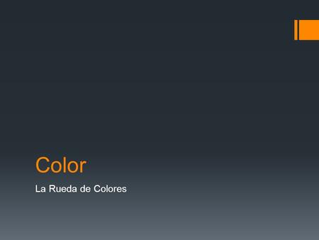 Color La Rueda de Colores.