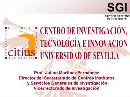 SGI Prof. Julián Martínez Fernández
