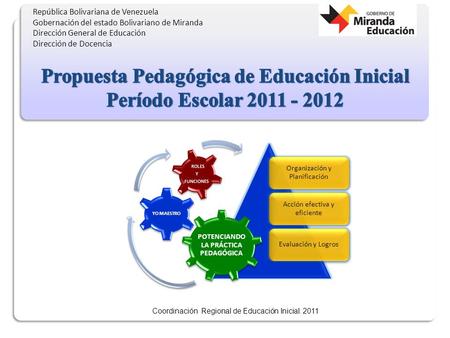 Propuesta Pedagógica de Educación Inicial
