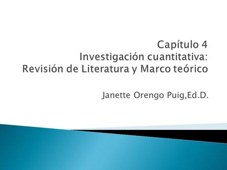 Janette Orengo Puig,Ed.D.