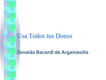 Zenaida Bacardí de Argamasilla