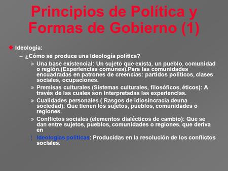 Principios de Política y Formas de Gobierno (1)